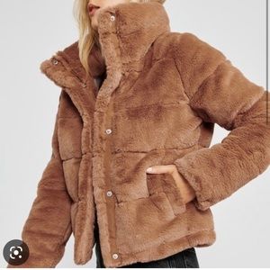 Brown Abercrombie coat